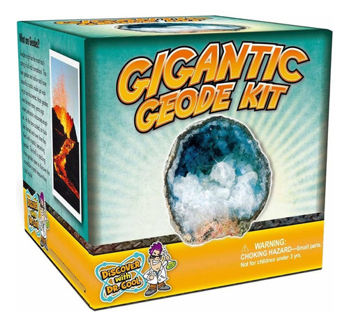 Juego Educativo 2 Geodes Grandes Para Abrir, Estas G Fr80jc