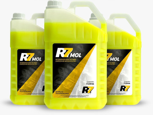 Detergente R7 Mol 5l Especial Para Motocicletas