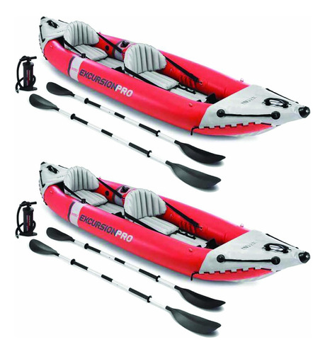 Intex Excursion Pro - Kayak Inflable De Vinilo Para 2 Perso.
