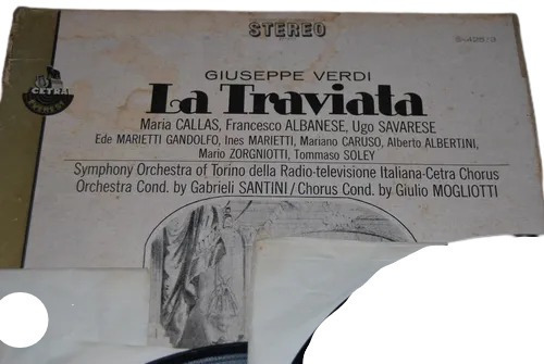 La Traviata 3 Discos Lp Giuseppe Verdi 