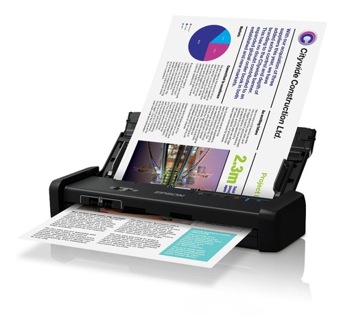 Escáner Epson Ds-320 Dúplex Portátil Negro