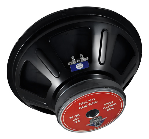 Bocina 15 Pulgadas Mega Power 700 Watts Pa-700 065-302 Negro