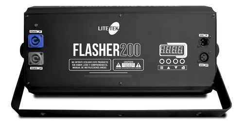 Estrobo Led De 200w 96leds Blancos 86leds Rgb Lite-tek