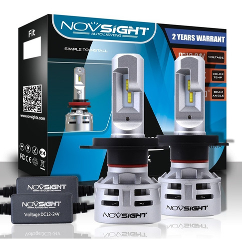 Focos Led H7 H11 Auto Camioneta 10000lm Novsight 60w 6500k