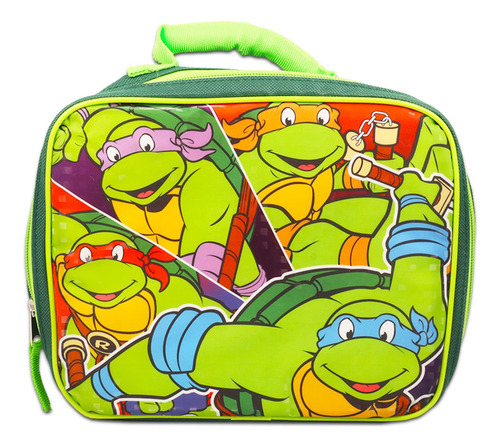 Mochila De Tortugas Ninja Con Bolsa De Almuerzo Para Niños '