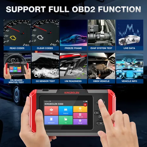 Escáner De Diagnóstico Kingbolen S500 Obd2 Para Car 4 System