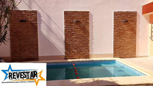 Revestimiento Símil Piedra.interior/exterior.revestar