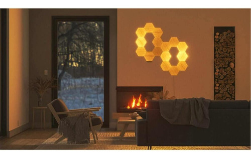 Nanoleaf Elements Kit De Inicio De Hexágonos De Color Café