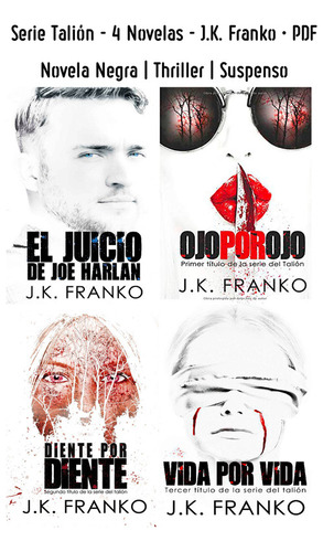 Serie Talión - 4 Novelas - J.k. Franko | Novela Negra