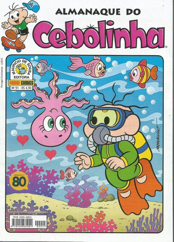 Almanaque Do Cebolinha Nº 51 - Editora Panini - Capa Mole - Bonellihq Cx232 P20