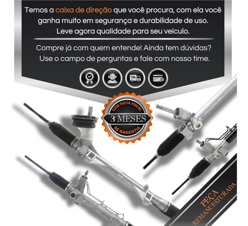 Caixa De Direção Hyundai Hb20x 2016 A 2022 Sistema Elétrico (Recondicionado)