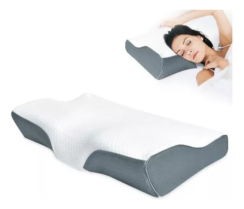 Almohada Ortopedica Memory Foam Viscoelástica Gel Antiácaros