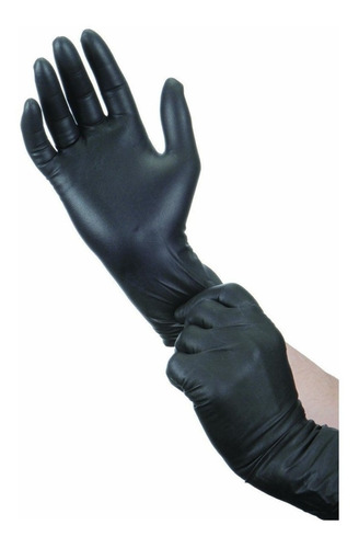 Guantes De Nitrilo Talle M Caja 100 Unidades