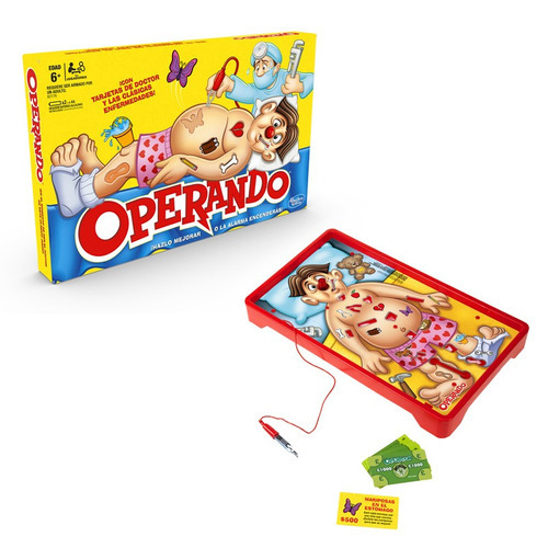 Imagen 5 de 5 de Juego de mesa Operando Hasbro B2176