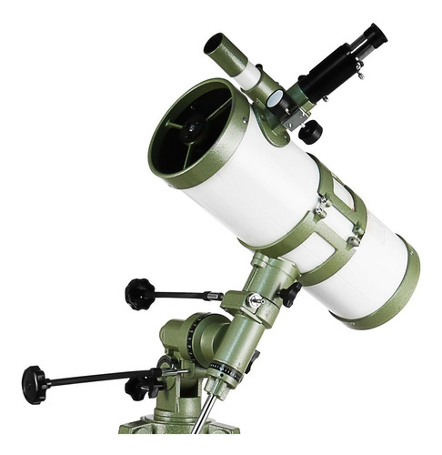 Telescópio Refletor Csr 167/114 Montagem Equatorial C/ Tripé Cor Branco