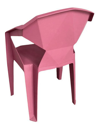 Imagem 7 de 10 de Kit 6 Poltronas Vinho Resistente + Mesa Desmontável Redonda
