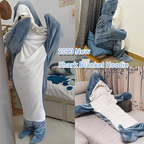 Manta De Tiburón, Saco De Dormir, Pijama, 190 X 90 Cm