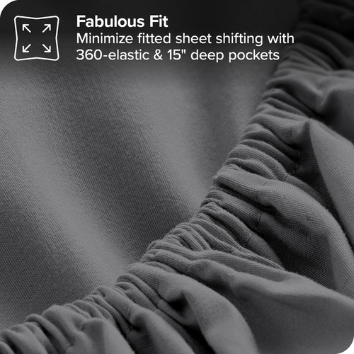Juego De Cama Bare Home Bed-in-a-bag De 7 Piezas - Full Xl