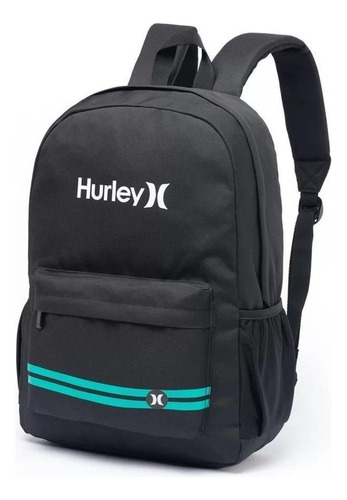 Mochila Hurley Stripe Cor Preta