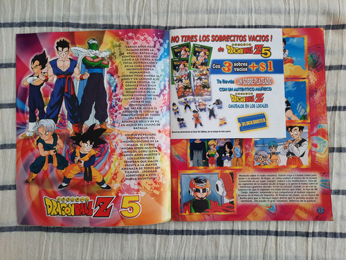 Álbum Dragon Ball Z 5 Completo Figuritas, Impecable! (Usado)