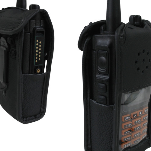 Kit 10 Capas De Couro Protetora P/ Rádio Ht Baofeng Uv9r 9r