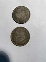 Comprar Dos Monedas De Plata Originales 40 Centavos 1908 Escasas