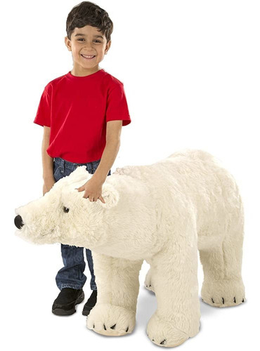 Melissa & Doug Oso Polar Gigante Juguete De Peluche Rea. Color White