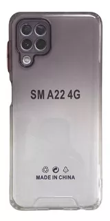 Funda Transparente Colores Para Samsung A22 4g + Templado