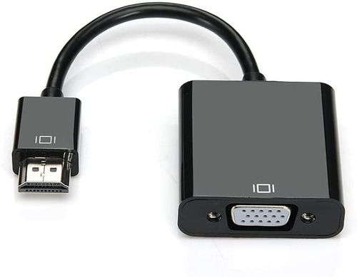 Adaptador Hdmi A Vga Con Audio De 3,5 Mm Y Puerto Usb