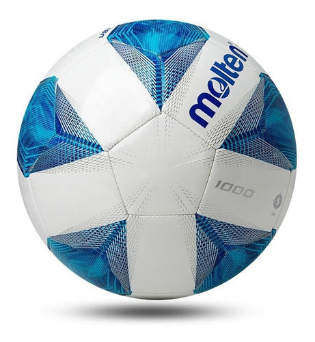 Imagen 4 de 4 de Pelota de fútbol Molten Vantaggio 1000 nº 5 color azulino/blanco