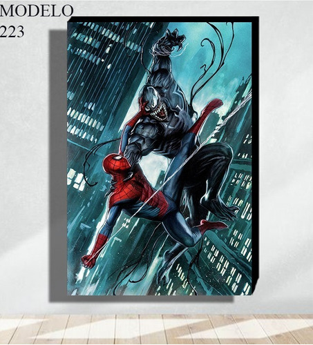 Cuadro Decorativo Marvel Spider-man El Hombre Araña Textura