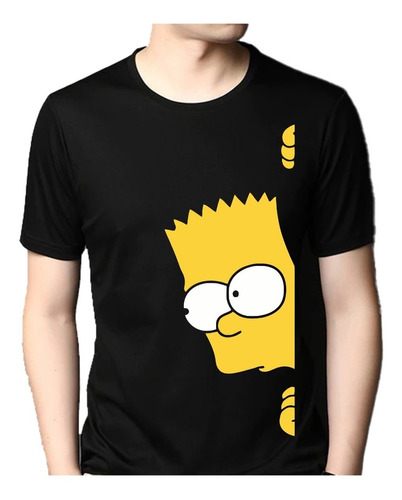 Playera Black Bart Simpson Los Simpsons