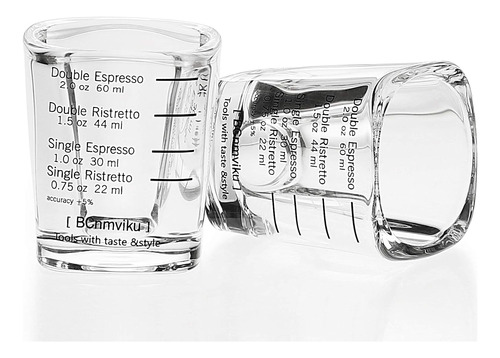 Vasos De Chupito Expreso Taza Medidora Vaso Líquido Pe...