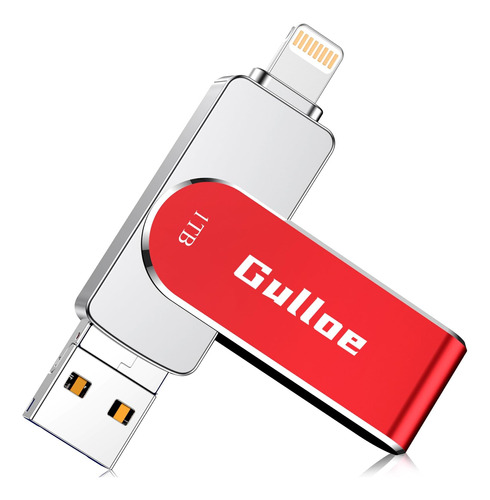 Unidad Flash Para iPhone De 1 Tb, Gulloe Usb Memory Stick Ph