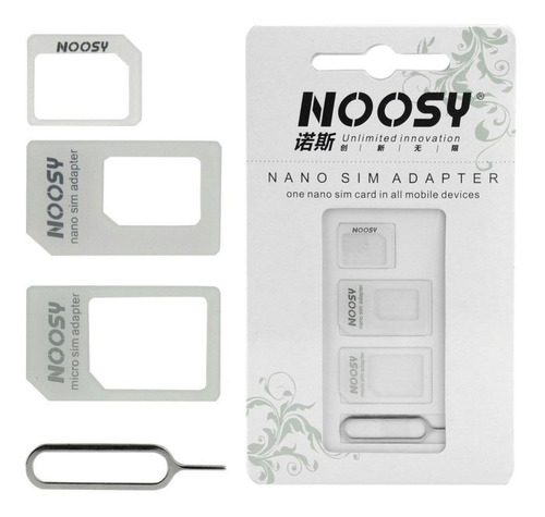 Kit 3 En 1 Adaptador Tarjetas Microsim Nanosim A Sim Clasica