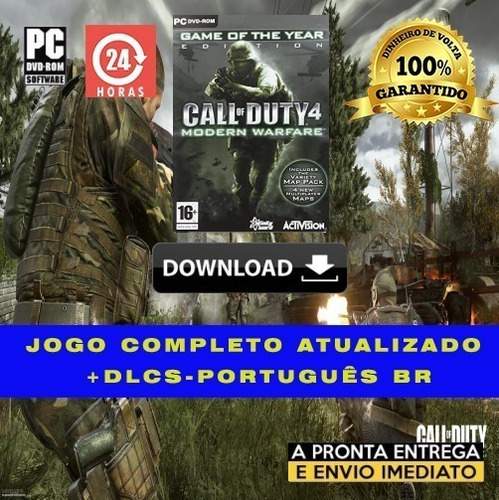 Call Of Duty 4: Modern Warfare + Brinde - Português Br