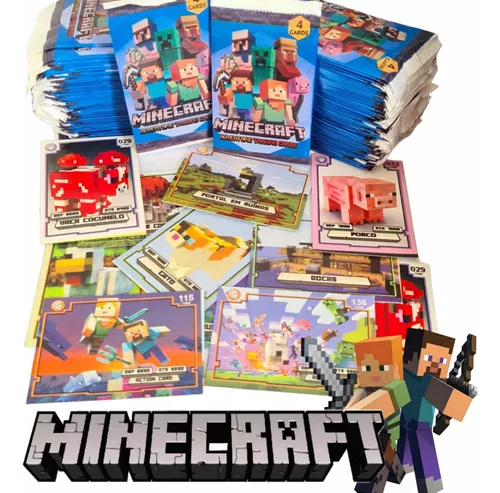 Álbum De Figurinhas Gratuito do Minecraft Treasure