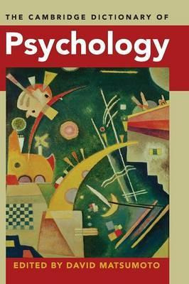 Libro The Cambridge Dictionary Of Psychology - David Mats...