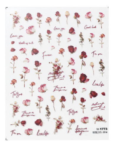Set De Rosas Secas Con Acuarela, Retrofino, Para Realzar Las