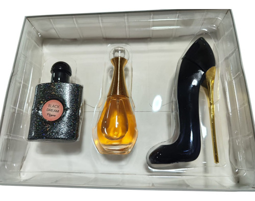 Perfumes Para Dama Set De 3 Fraganias De 30 Ml