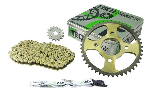 Kit Arrastre Sprocket Bajaj Pulsar Ns 160 Reforzada Dorada