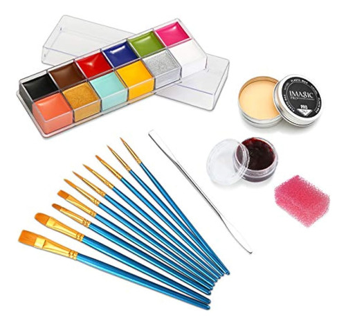 Kit De Maquillaje Ccbeauty Sfx Pintura Facial De 12 Colores 