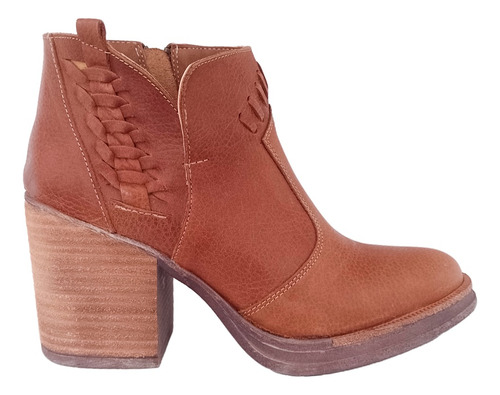 Bota Taco Mendoza Mujer Cuero