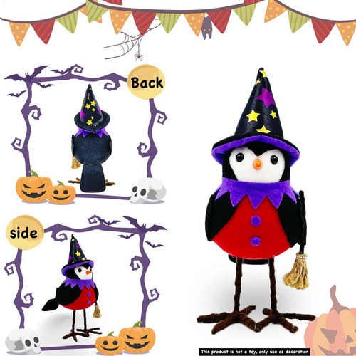 Decoración De Pájaros De Halloween Pájaros De Halloween Deco