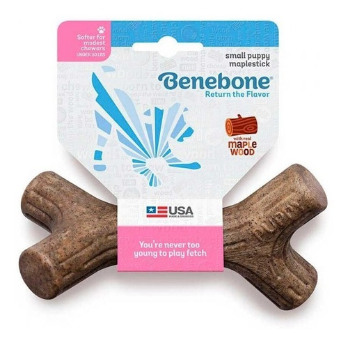 Hueso Para Perro Benebone Stick Small - Sabor Maple Wood