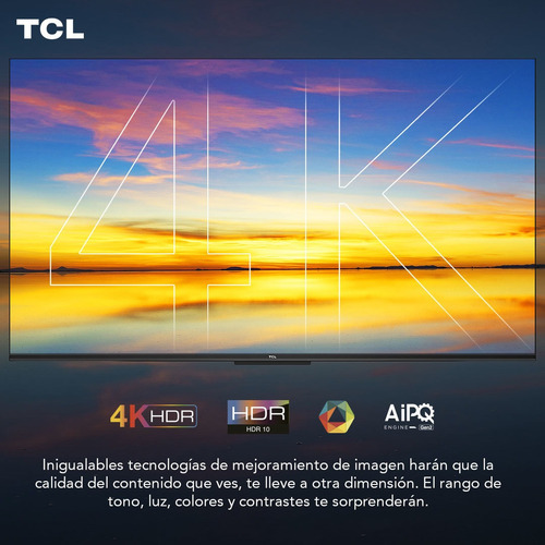 Imagen 6 de 12 de Led 43 Tcl 43p635 4k Hdr Smart Tv Google Tv