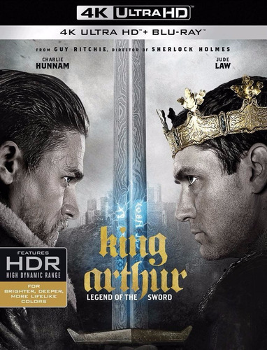 4k Ultra HD + Blu-ray King Arthur / El Rey Arturo La Leyenda De La Espada 2017