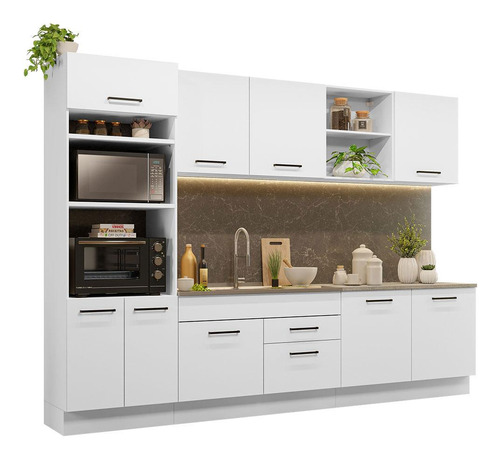 Mueble De Cocina Integral 310cm Agata Madesa 02