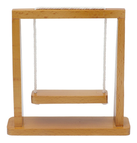 Minicolumpio De Madera Para Muebles De Casa De Muñecas, Esce