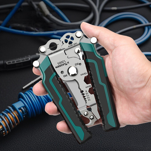 Alicates Cortadores De Cables Pelacables Plegables Cortador